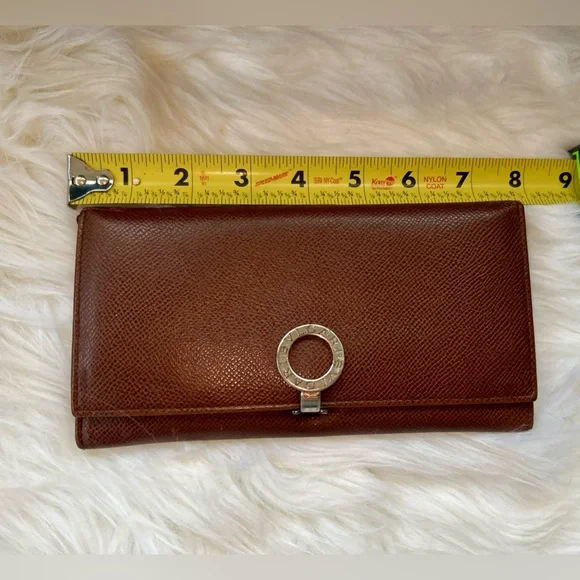 BVLGARI Long Leather Wallet Full Inclusion - Picture 9 of 15
